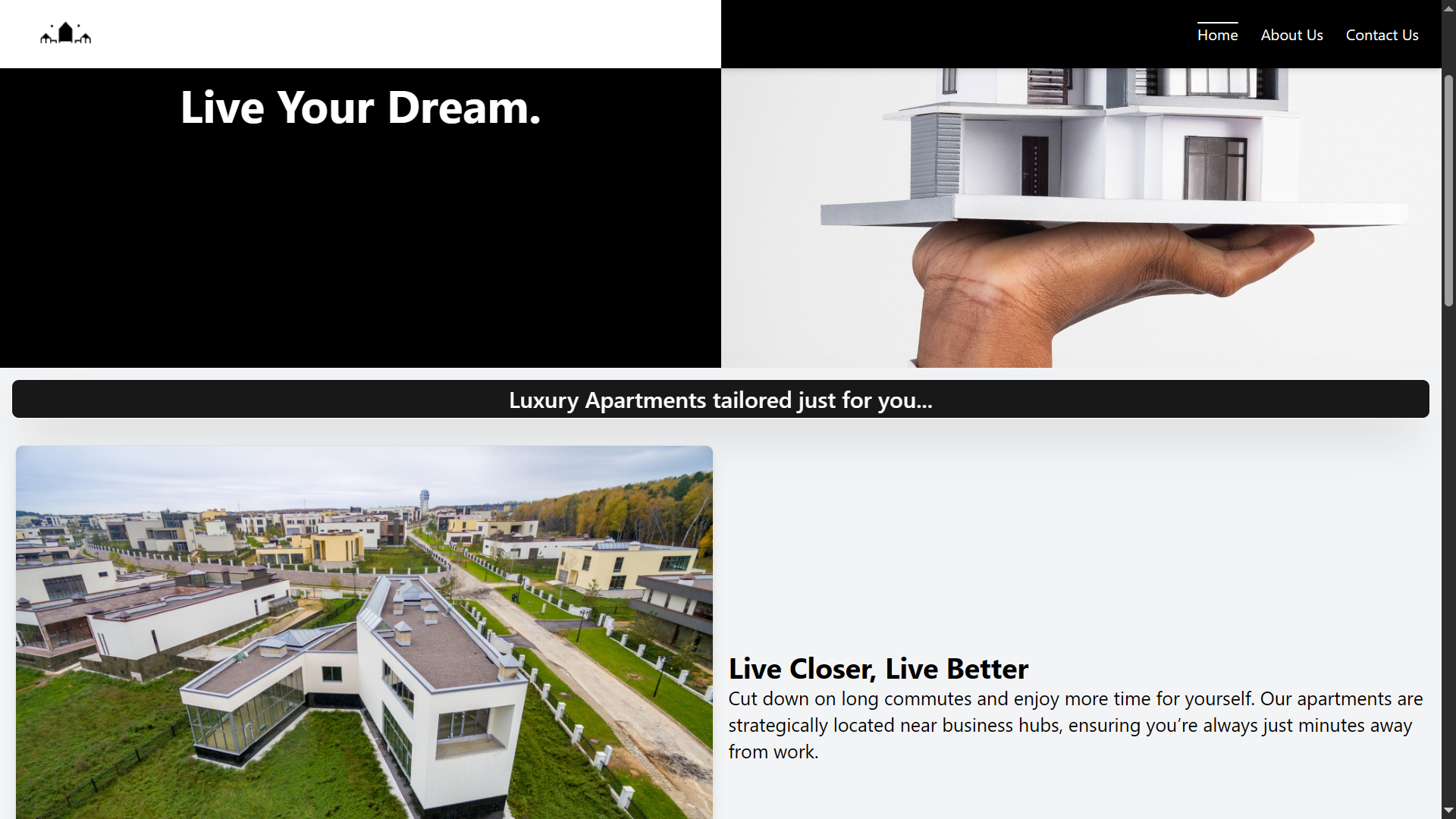 Dummy Real Estate Website