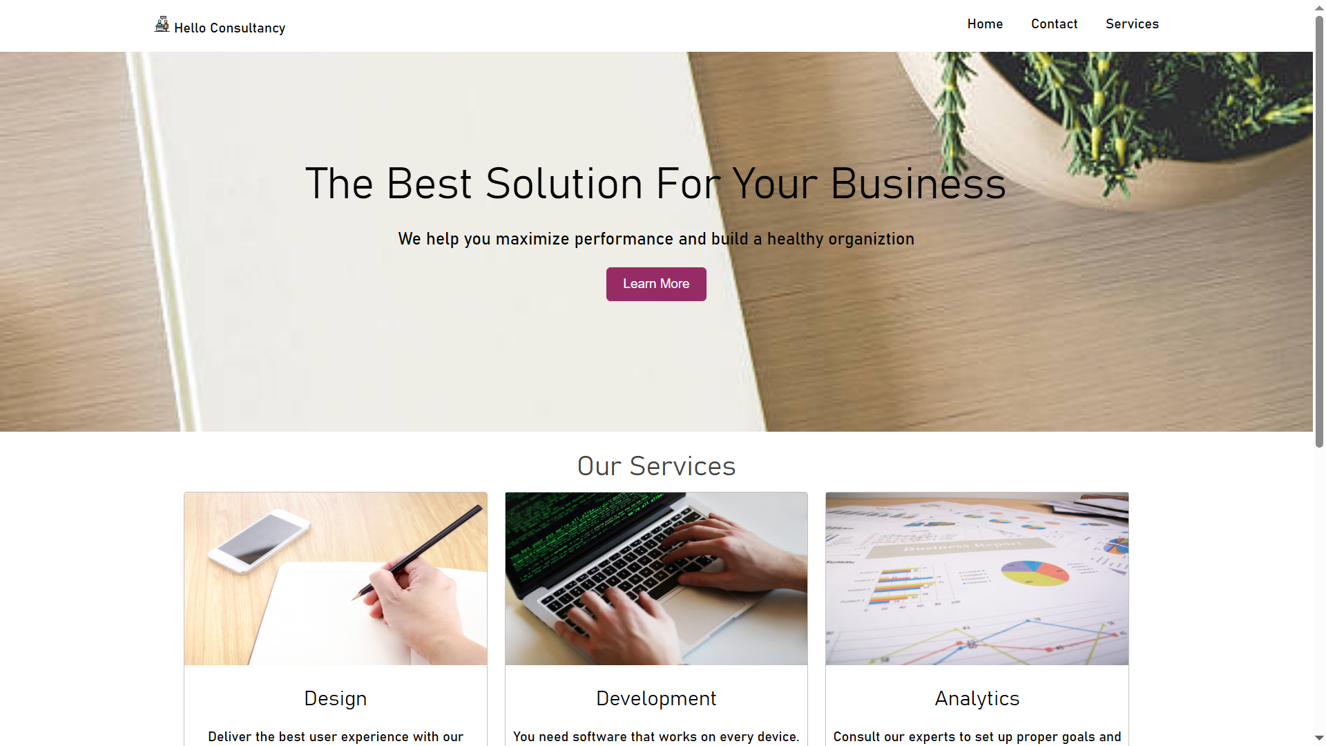 Hello Consultancy Clone
