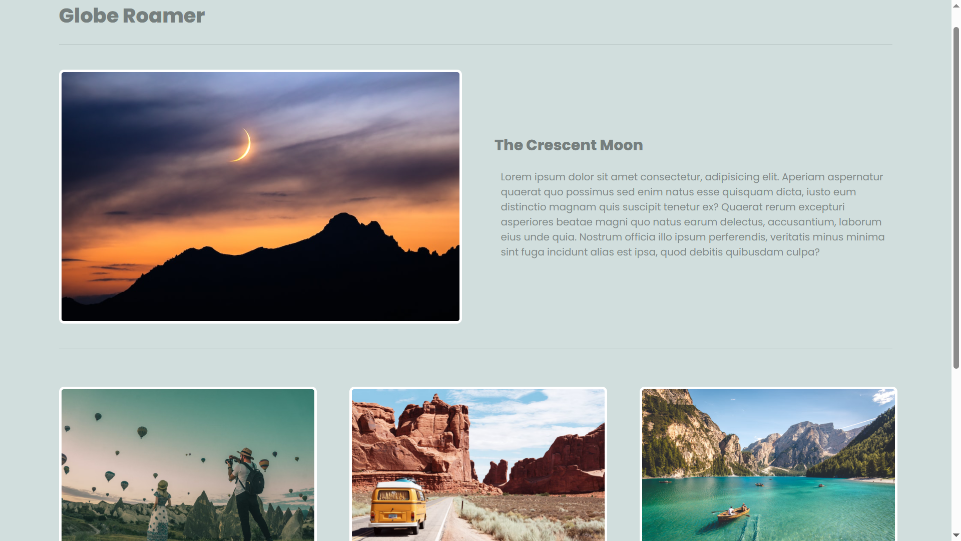Multi-Column Grid Layout